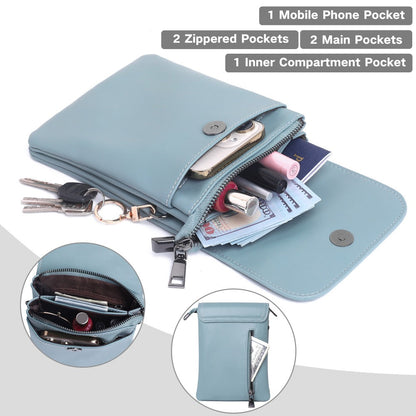Crossbody Bag for Women – PU Leather, Adjustable Strap, Mini, for Travel – detail view 34