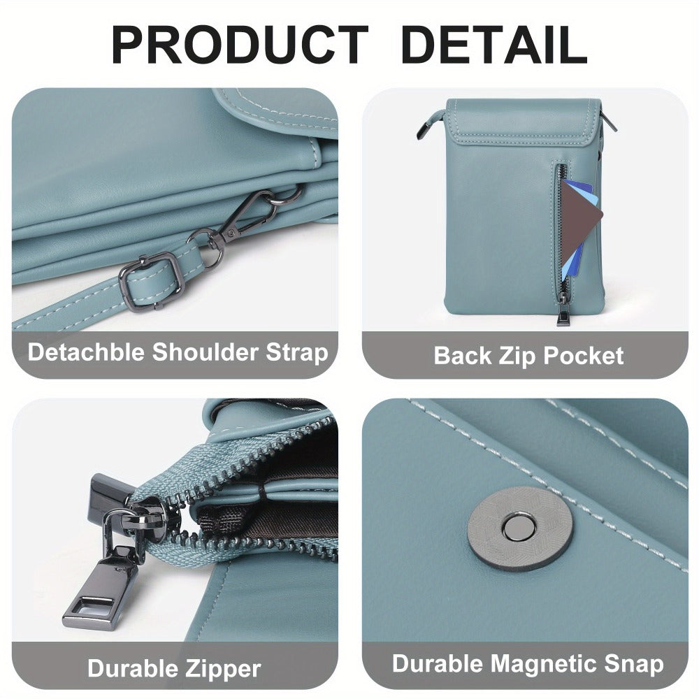 Crossbody Bag for Women – PU Leather, Adjustable Strap, Mini, for Travel – detail view 17
