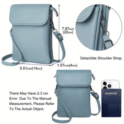 Crossbody Bag for Women – PU Leather, Adjustable Strap, Mini, for Travel – detail view 19