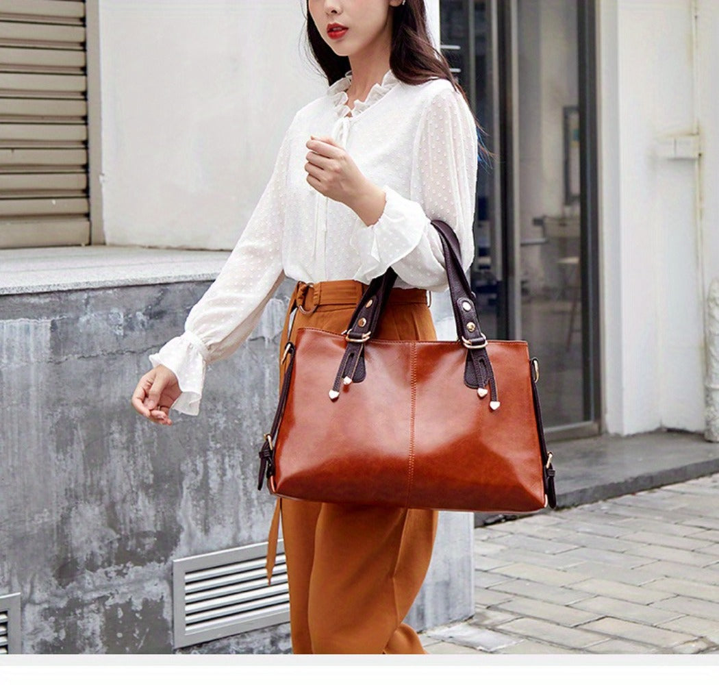 Crossbody Bag for Women – PU Leather, Large Capacity, Adjustable Strap, for Travel & – detail view 22