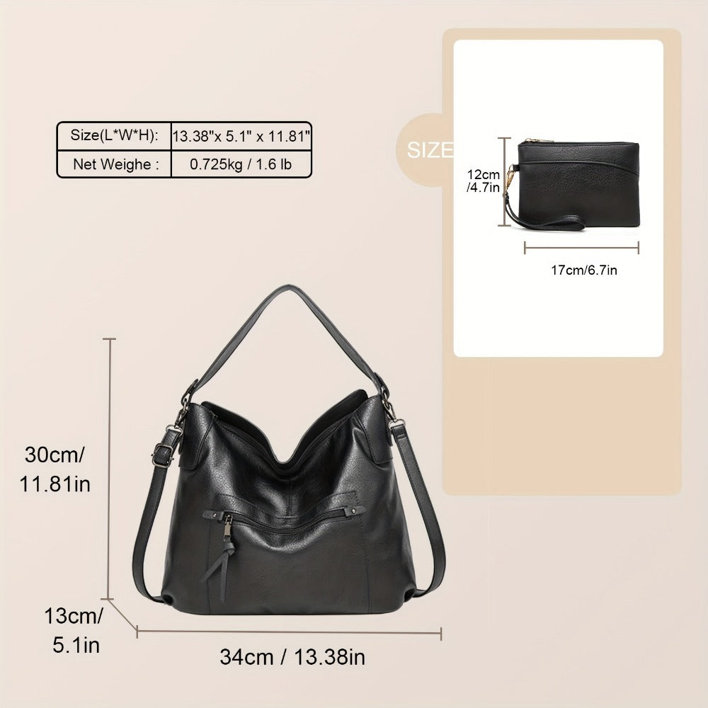 Crossbody Bag for Women – 5 Colors, PU Leather, Large Capacity, Adjustable Strap – detail view 6