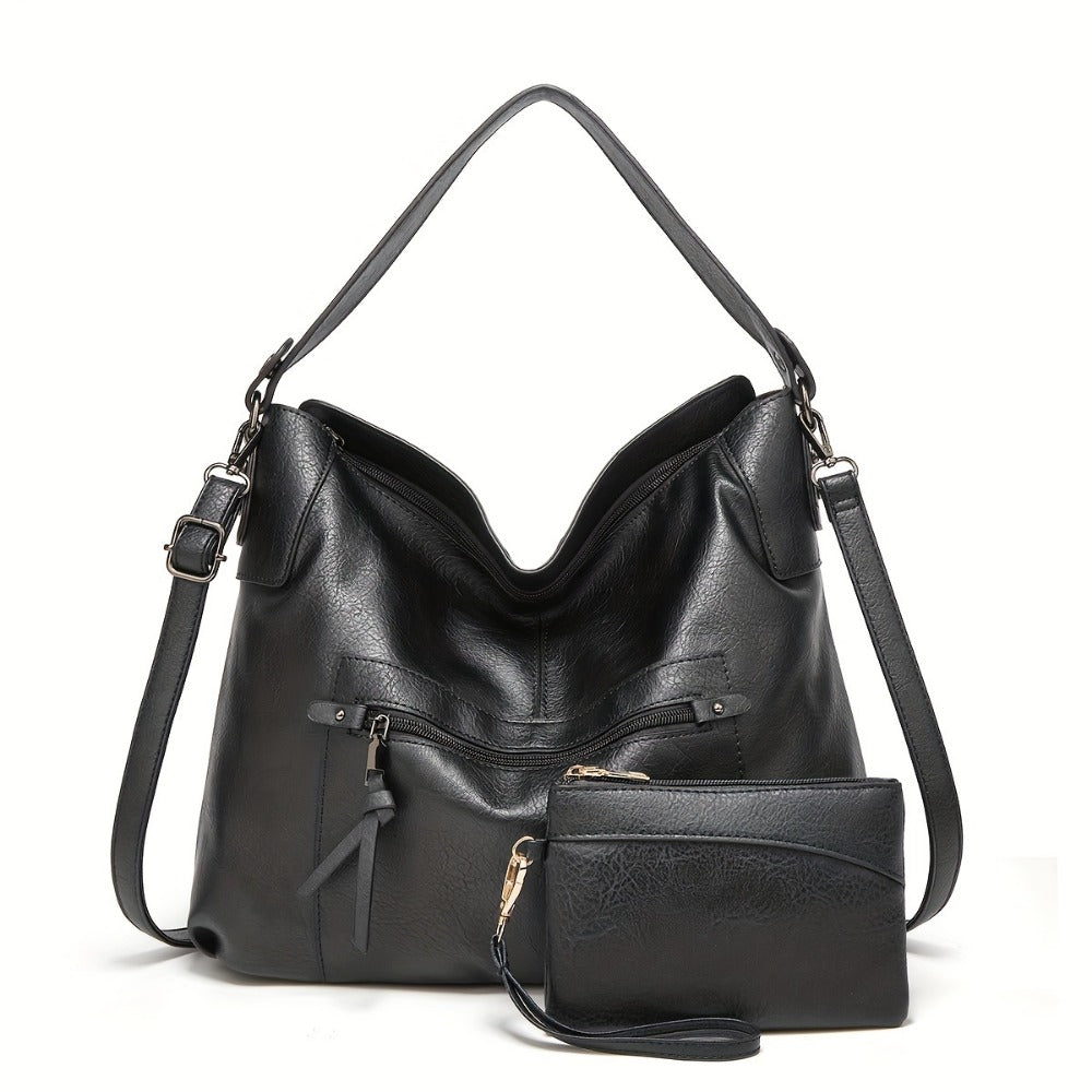 Crossbody Bag for Women – 5 Colors, PU Leather, Large Capacity, Adjustable Strap – front view