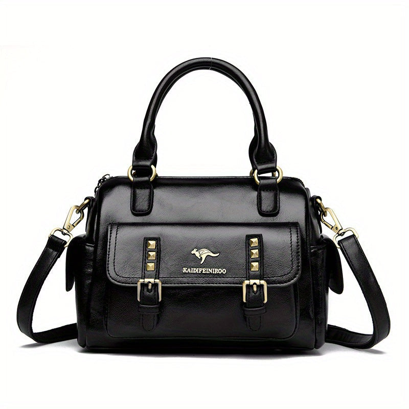 Crossbody Bag for Women – PU Leather, Large Capacity, Multi-Pocket, for Travel & – front view - product view 35