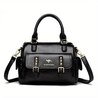 Crossbody Bag for Women – PU Leather, Large Capacity, Multi-Pocket, for Travel & – front view - product view 35
