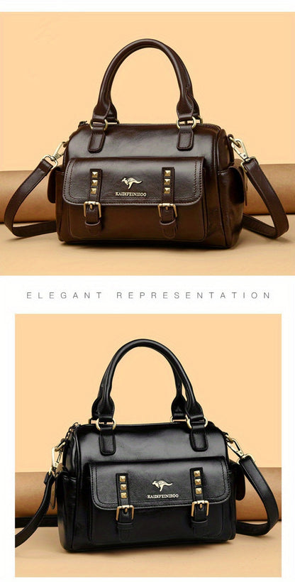 Crossbody Bag for Women – PU Leather, Large Capacity, Multi-Pocket, for Travel & – detail view 23