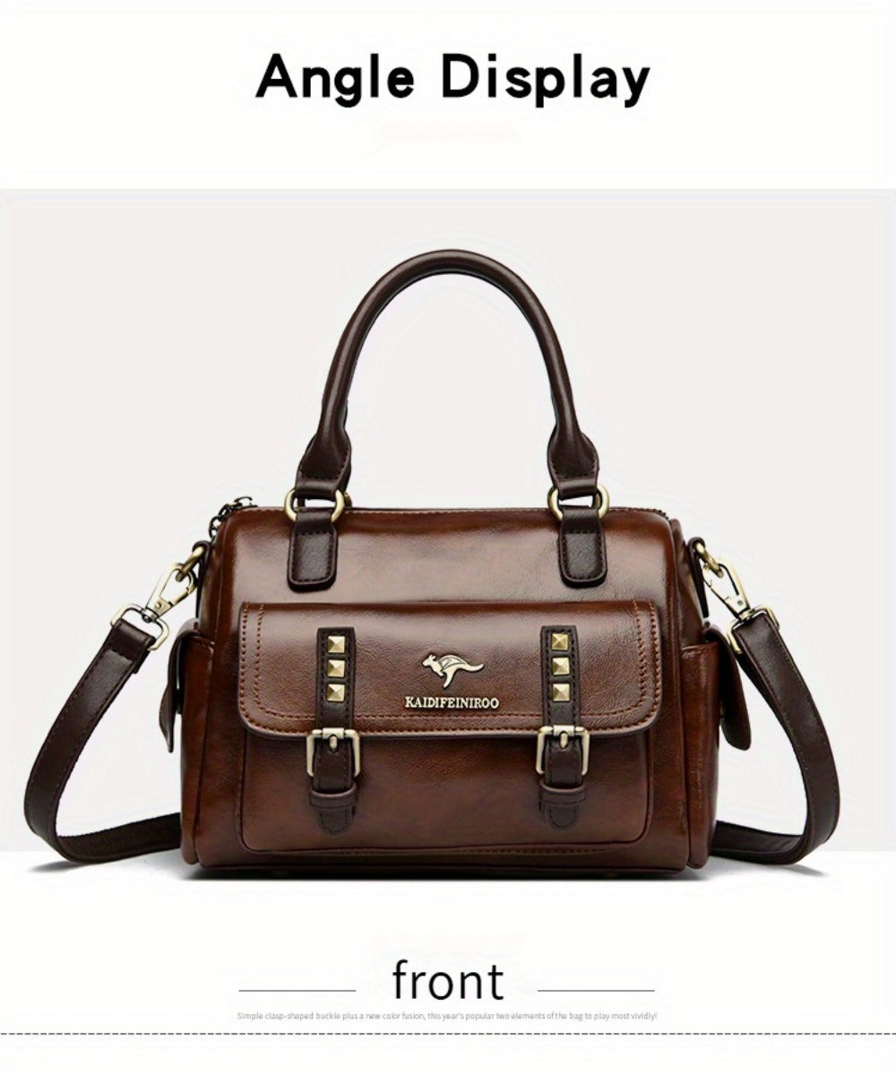 Crossbody Bag for Women – PU Leather, Large Capacity, Multi-Pocket, for Travel & – detail view 31