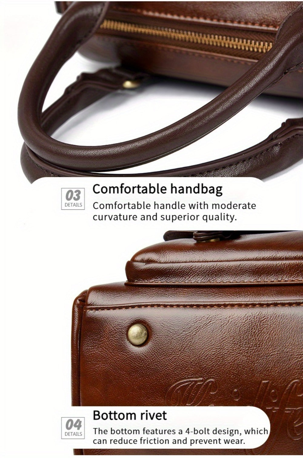 Crossbody Bag for Women – PU Leather, Large Capacity, Multi-Pocket, for Travel & – detail view 35