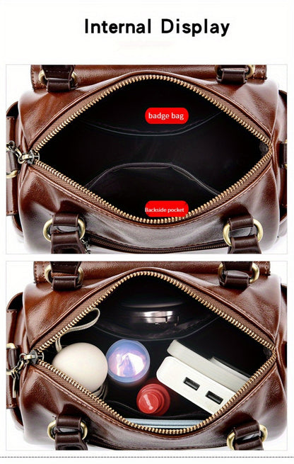 Crossbody Bag for Women – PU Leather, Large Capacity, Multi-Pocket, for Travel & – detail view 37