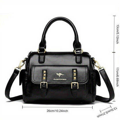 Crossbody Bag for Women – PU Leather, Large Capacity, Multi-Pocket, for Travel & – detail view 7