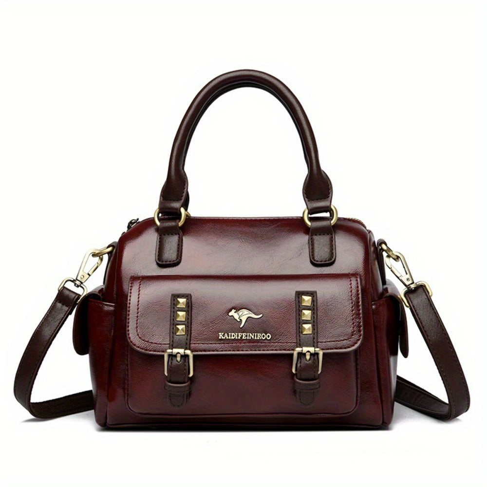 Crossbody Bag for Women – PU Leather, Large Capacity, Multi-Pocket, for Travel & – detail view 10
