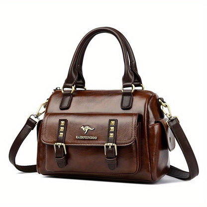 Crossbody Bag for Women – PU Leather, Large Capacity, Multi-Pocket, for Travel & – detail view 3