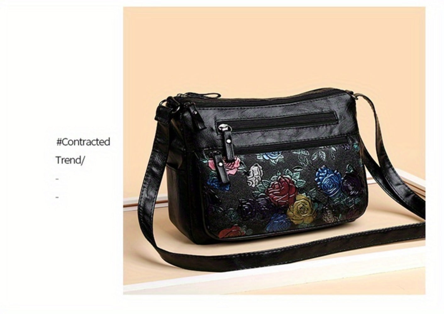 Crossbody Bag for Women – PU Leather, Lightweight, for Travel & Work – detail view 15