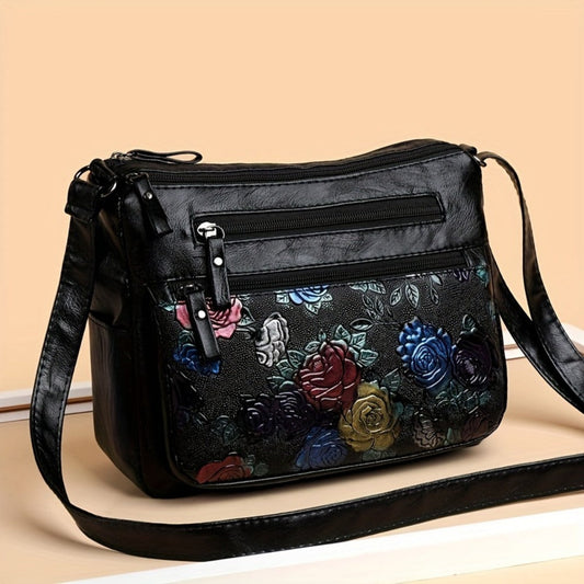 Crossbody Bag for Women – PU Leather, Lightweight, for Travel & Work – alternate view
