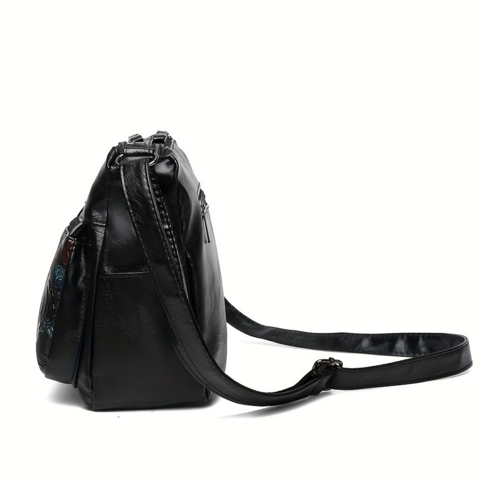 Crossbody Bag for Women – PU Leather, Lightweight, for Travel & Work – detail view 4
