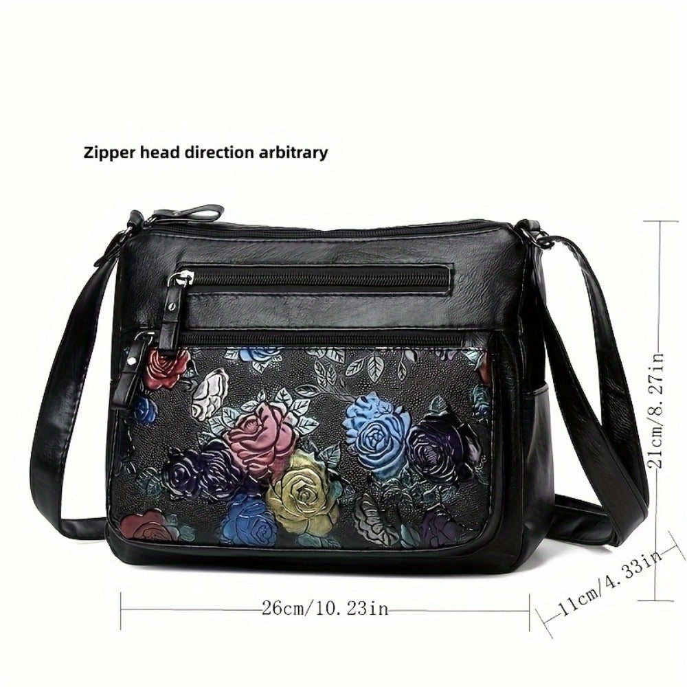 Crossbody Bag for Women – PU Leather, Lightweight, for Travel & Work – detail view 8