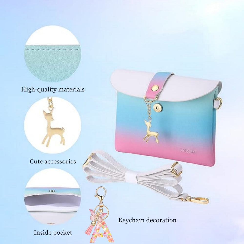Crossbody Bag for Women – PU Leather, Mini – detail view 7