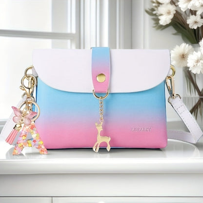 Crossbody Bag for Women – PU Leather, Mini – front view
