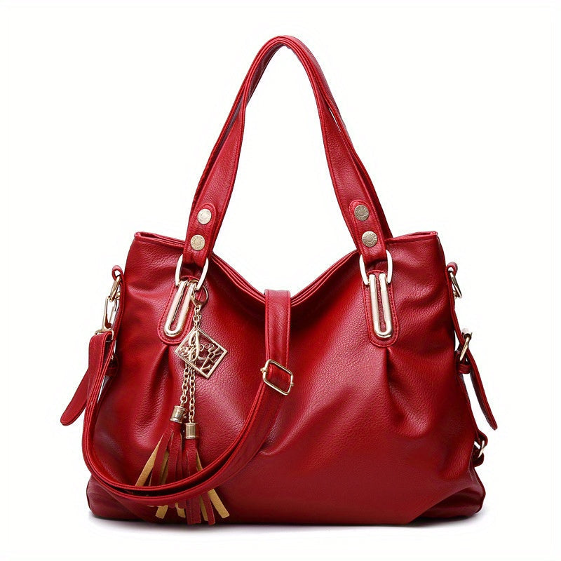 Crossbody Bag for Women – PU Leather, Multi-Pocket, for Work – alternate view