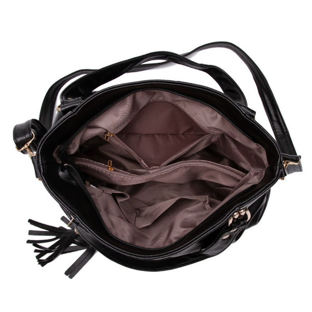 Crossbody Bag for Women – PU Leather, Multi-Pocket, for Work – detail view 12
