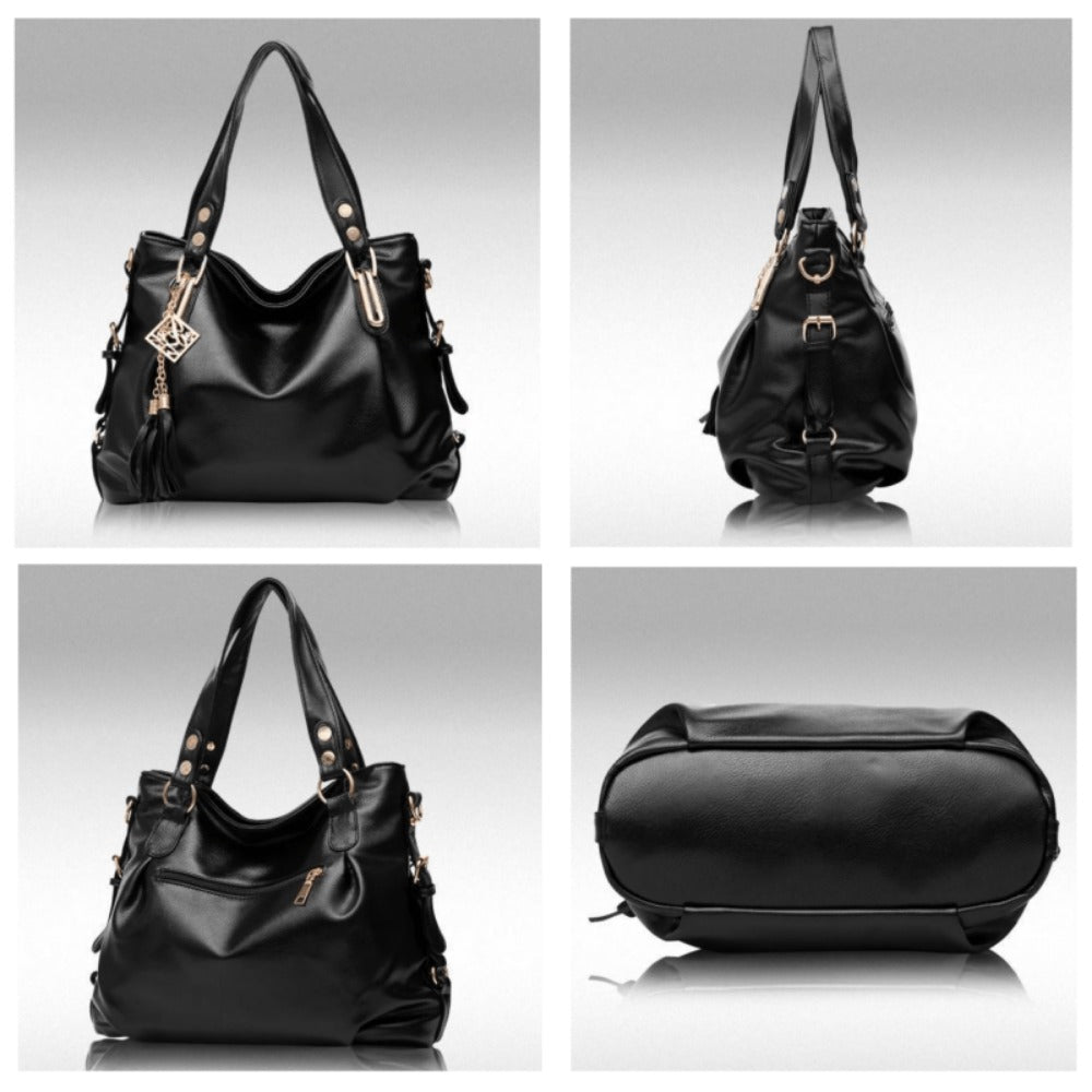 Crossbody Bag for Women – PU Leather, Multi-Pocket, for Work – detail view 13
