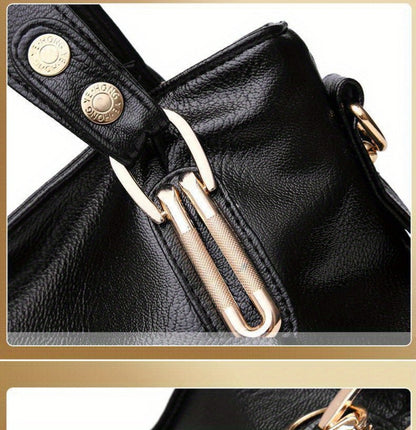 Crossbody Bag for Women – PU Leather, Multi-Pocket, for Work – detail view 19