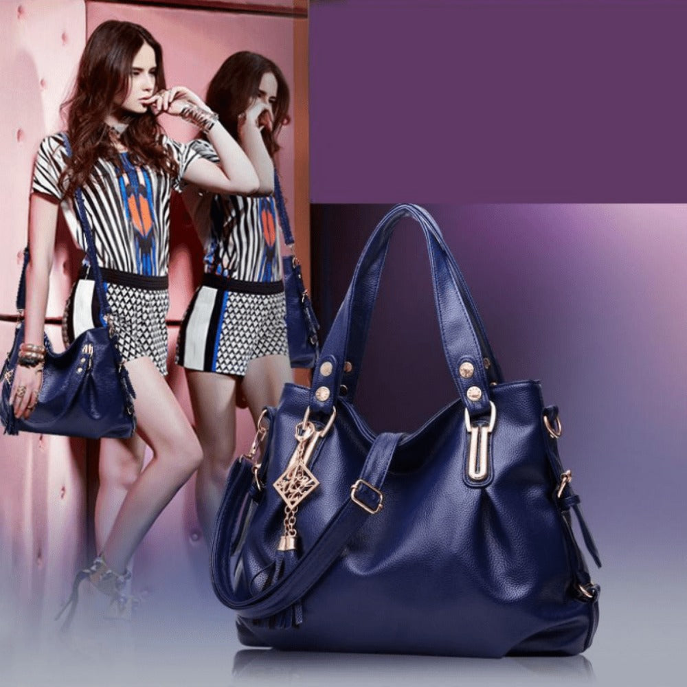 Crossbody Bag for Women – PU Leather, Multi-Pocket, for Work – detail view 6