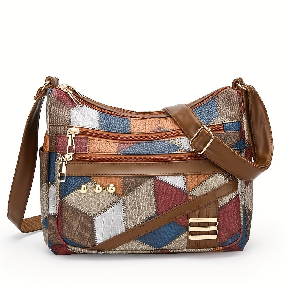 Crossbody Bag for Women – PU Leather, Multi-Pocket, Adjustable Strap – detail view 2