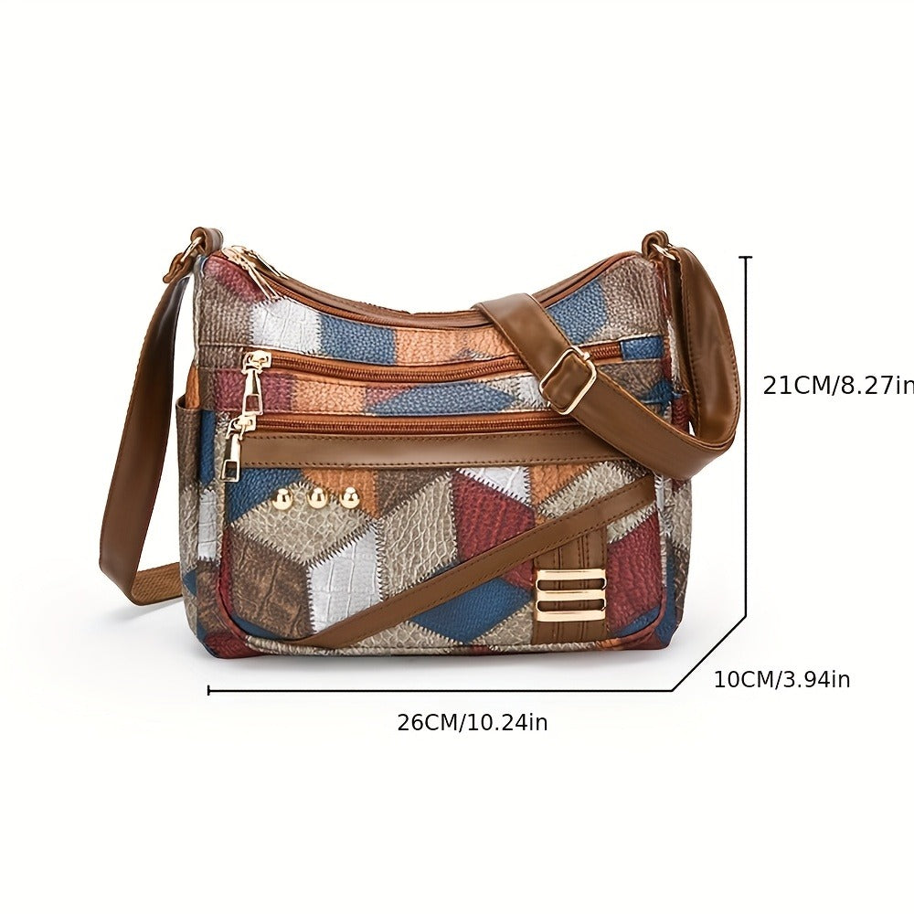 Crossbody Bag for Women – PU Leather, Multi-Pocket, Adjustable Strap – detail view 3