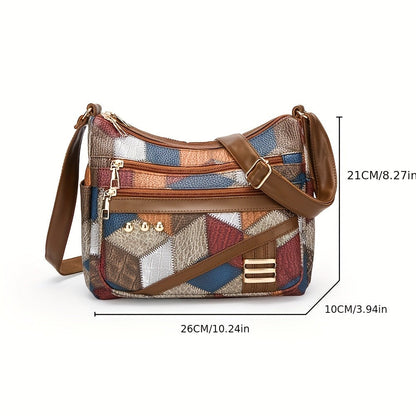 Crossbody Bag for Women – PU Leather, Multi-Pocket, Adjustable Strap – detail view 3