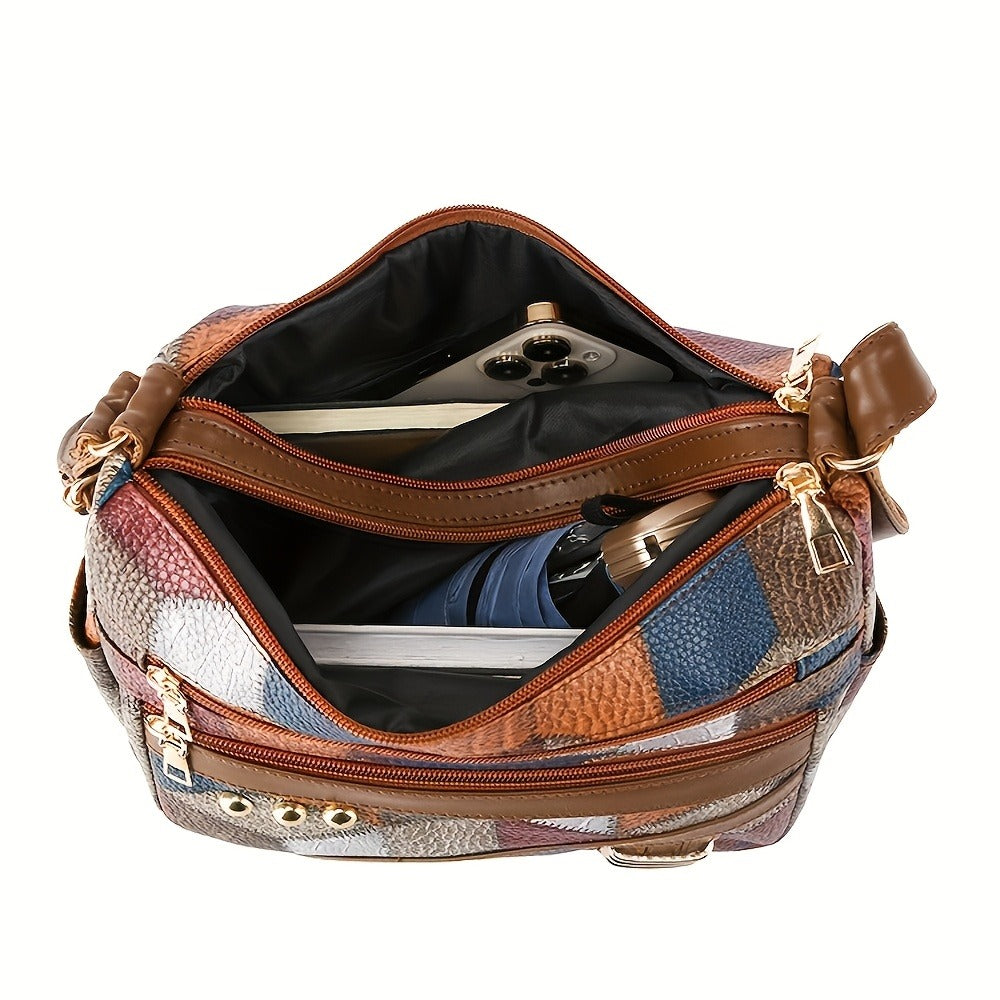 Crossbody Bag for Women – PU Leather, Multi-Pocket, Adjustable Strap – detail view 4