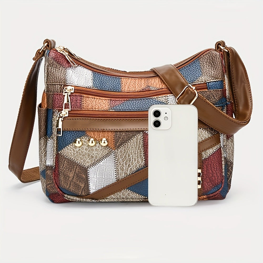 Crossbody Bag for Women – PU Leather, Multi-Pocket, Adjustable Strap – detail view 5