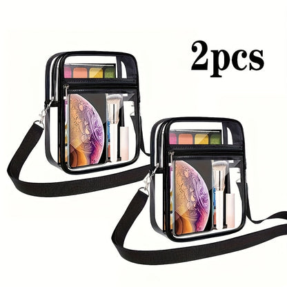 Crossbody Bag for Women – PVC, Clear, Transparent, for Travel – front view - product view 6