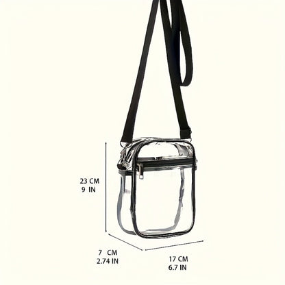Crossbody Bag for Women – PVC, Clear, Transparent, for Travel – detail view 3