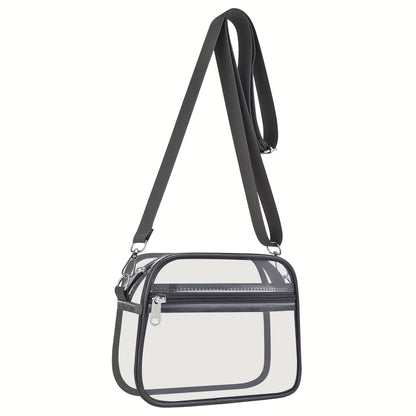 Crossbody Bag for Women – PVC, Clear, Transparent, Adjustable Strap – detail view 28