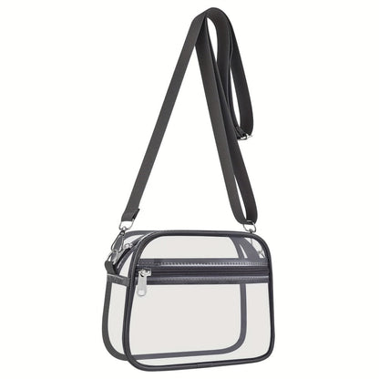 Crossbody Bag for Women – PVC, Clear, Transparent, Adjustable Strap – detail view 15