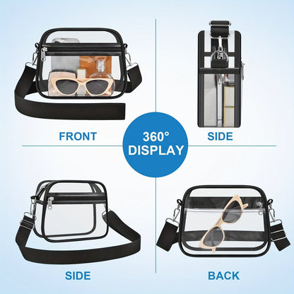 Crossbody Bag for Women – PVC, Clear, Transparent, Adjustable Strap – detail view 3