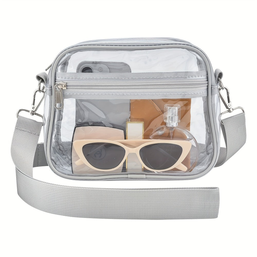 Crossbody Bag for Women – PVC, Clear, Transparent, Adjustable Strap – detail view 4