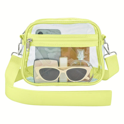 Crossbody Bag for Women – PVC, Clear, Transparent, Adjustable Strap – detail view 8