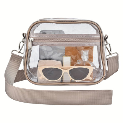 Crossbody Bag for Women – PVC, Clear, Transparent, Adjustable Strap – detail view 31