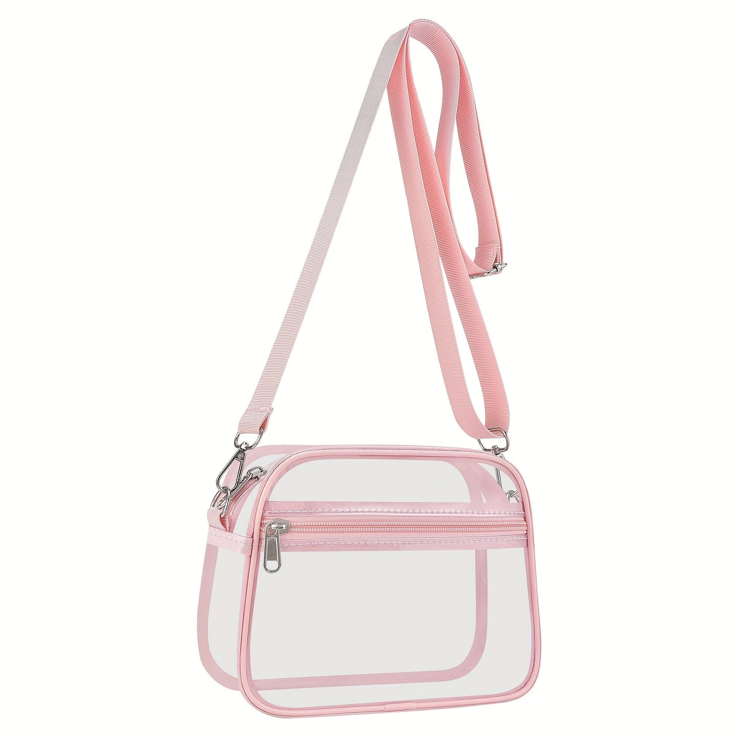 Crossbody Bag for Women – PVC, Clear, Transparent, Adjustable Strap – detail view 26