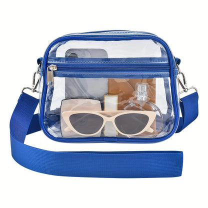 Crossbody Bag for Women – PVC, Clear, Transparent, Adjustable Strap – detail view 25