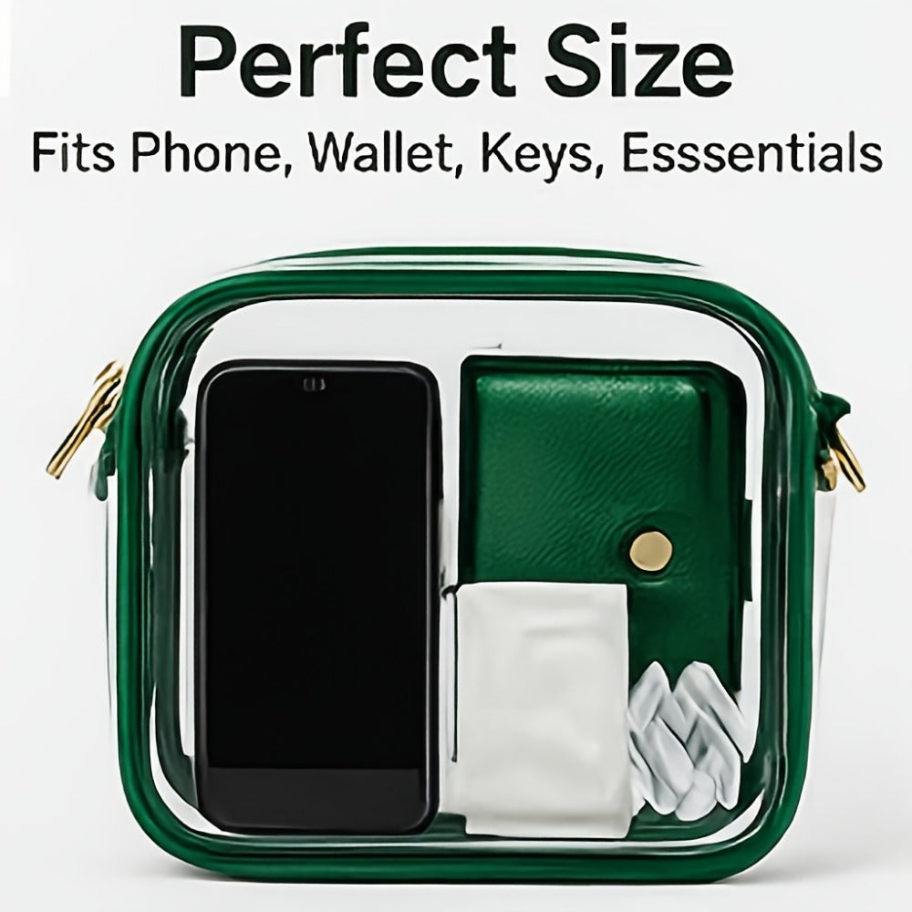 Crossbody Bag for Women – 5 Colors, PVC, Clear, Transparent – detail view 17