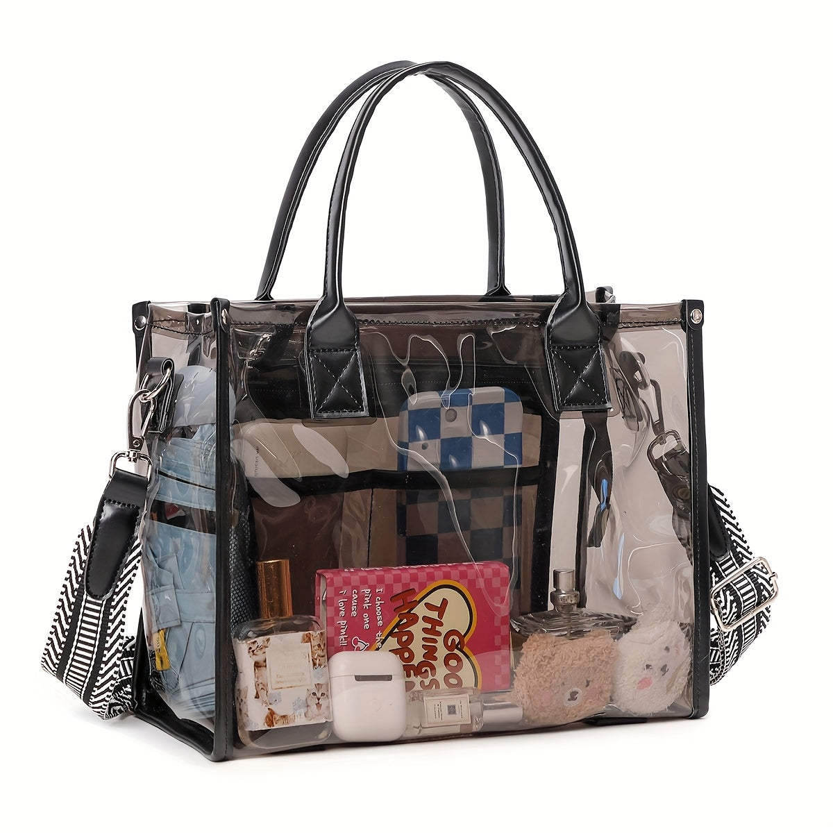 Crossbody Bag for Women – PVC, Clear, for Travel & Everyday Use – front view - product view 15