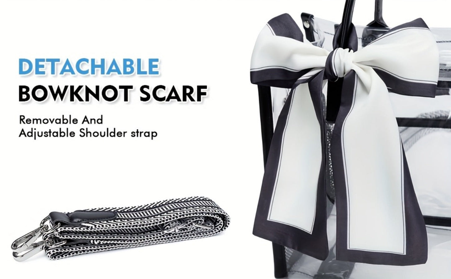 Crossbody Bag for Women – PVC, Clear, for Travel & Everyday Use – detail view 15