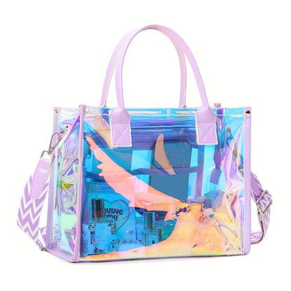 Crossbody Bag for Women – PVC, Clear, for Travel & Everyday Use – detail view 8