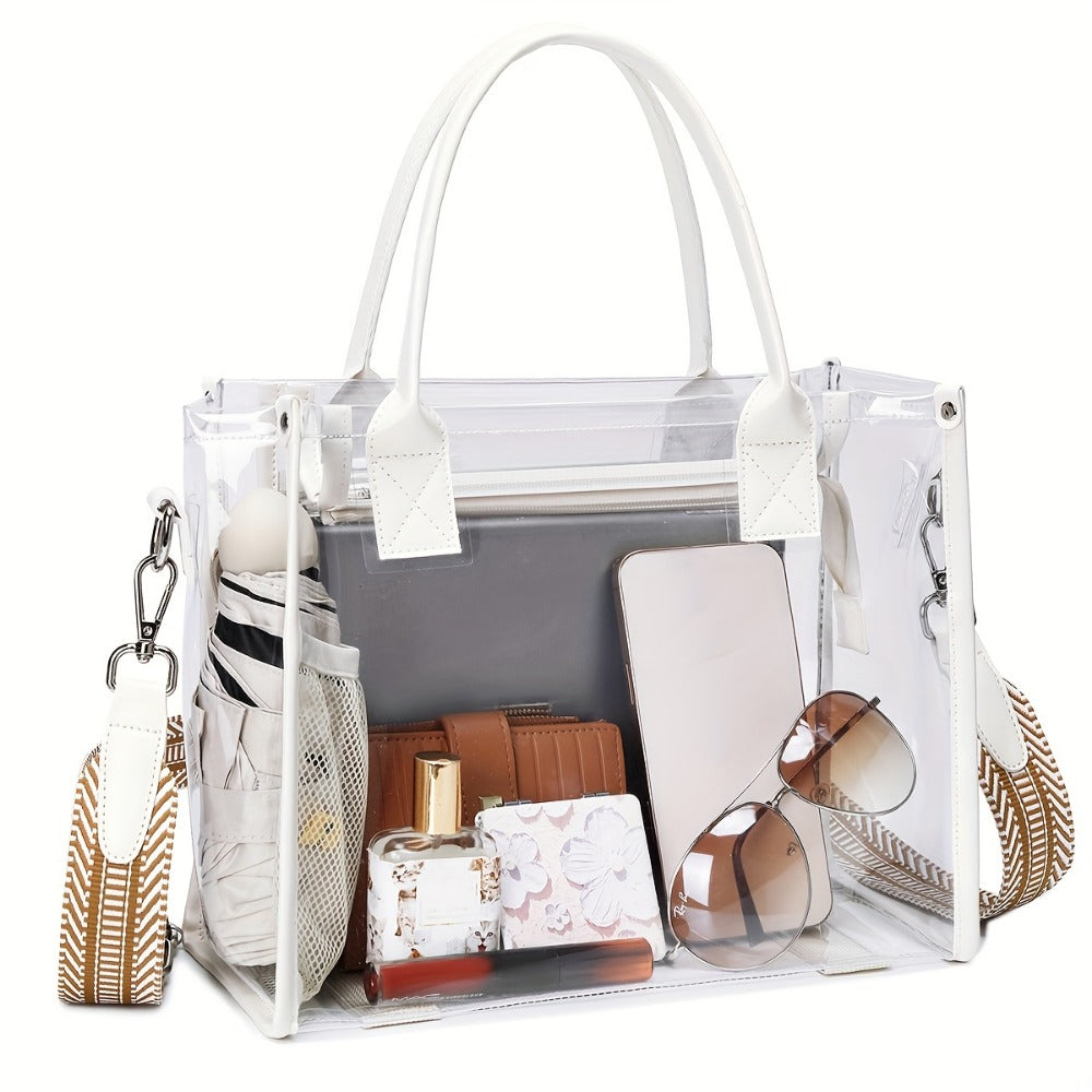 Crossbody Bag for Women – PVC, Clear, for Travel & Everyday Use – detail view 10