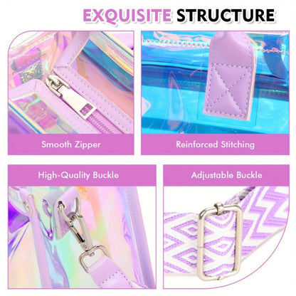 Crossbody Bag for Women – PVC, Clear, for Travel & Everyday Use – detail view 11