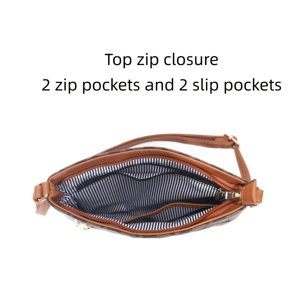 Crossbody Bag for Women – 11 Colors, Quilted, Adjustable Strap, Lightweight – detail view 13