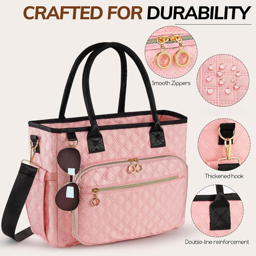 Crossbody Bag for Women – Quilted, Quilted Bible Large Church Strap – detail view 7