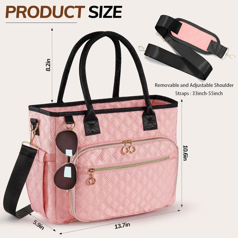 Crossbody Bag for Women – Quilted, Quilted Bible Large Church Strap – detail view 8
